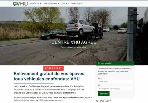 Enlèvement épave VHU gratuit